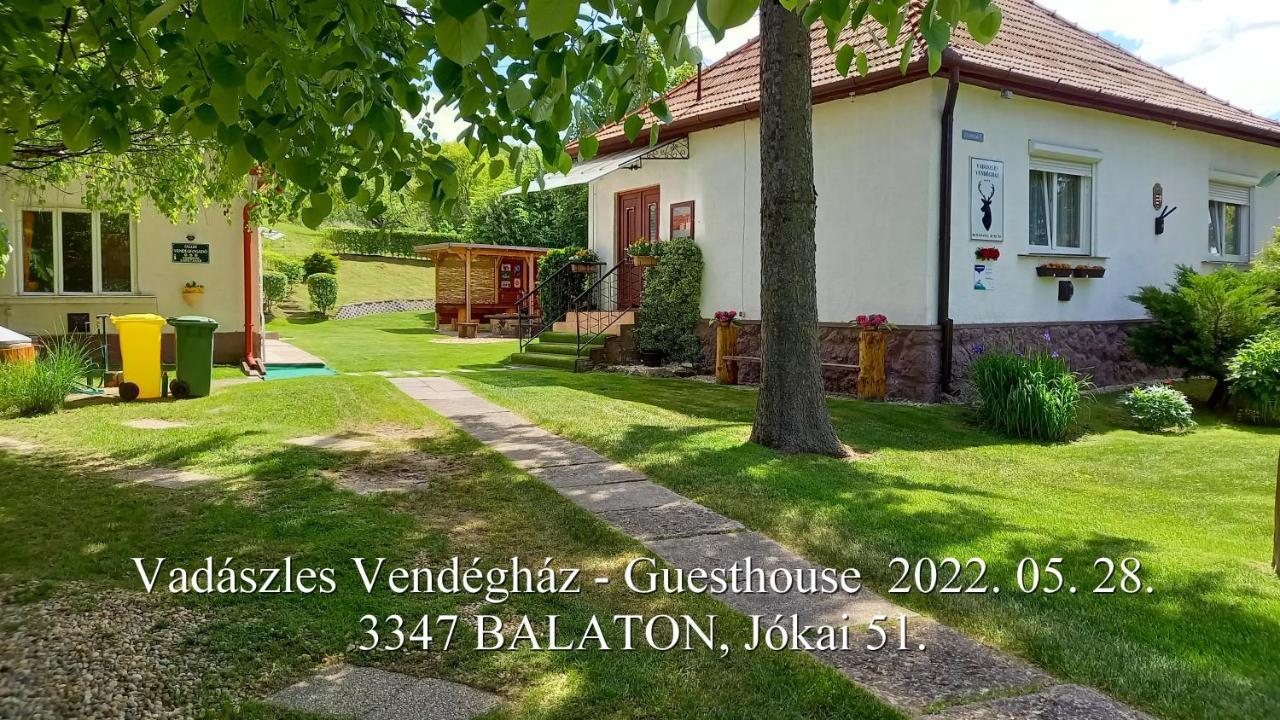 Vadászles Vendégház Bukkszentmarton Exterior foto
